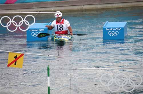 Ana Sátila, representante brasileira em Londres 2012, é uma das grandes esperanças de medalha na Canoagem Slalom. / Foto: Humberto Deveza/EA